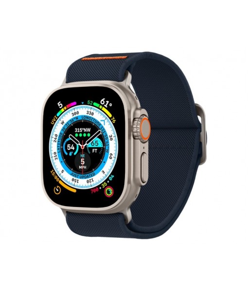 Curea Spigen Fit Lite Ultra, Compatibila Cu Apple Watch 4/5/6/7/8/SE/Ultra, 42/44/45/49 Mm, Albastru